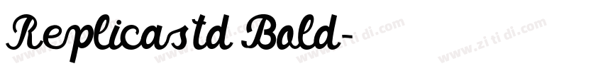 Replicastd Bold字体转换
